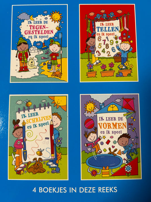 Ik Leer vormen / tellen / schrijven / tegengestelden - set van 4 boeken