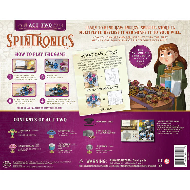 Spintronics - Tweede bedrijf - bouw mechanische schakelingen (8+ jaar) LET OP! Alleen afhalen!