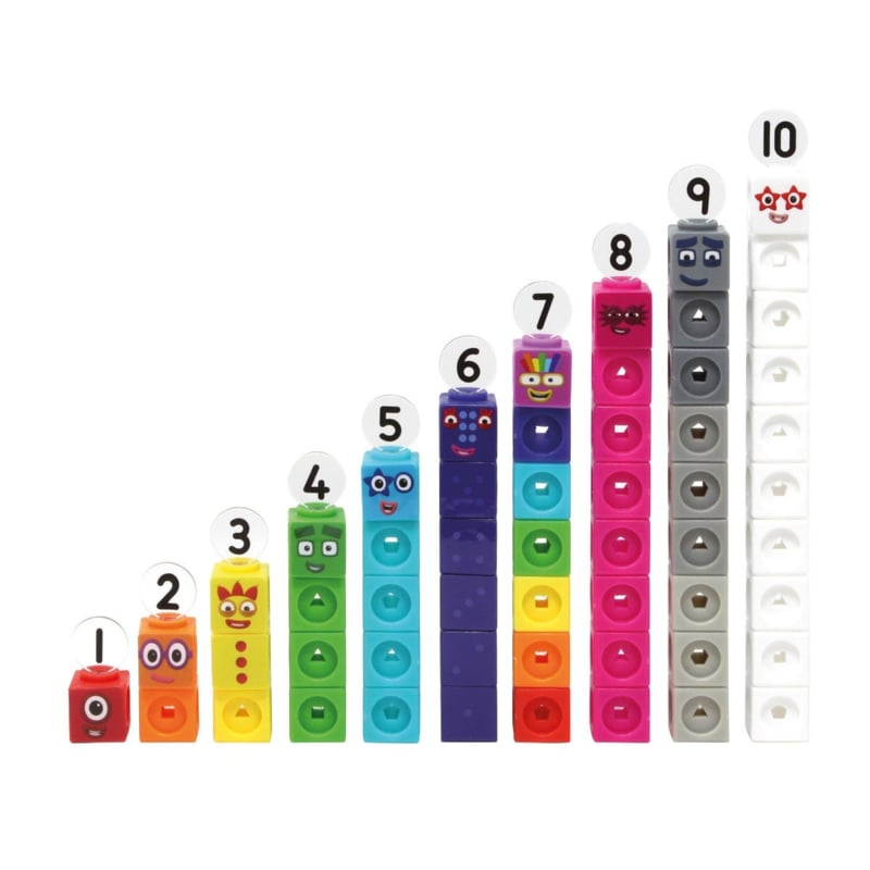 Mathlink® Cubes Zahlenblöcke, Zahlen 1-10 Aktivitätsset