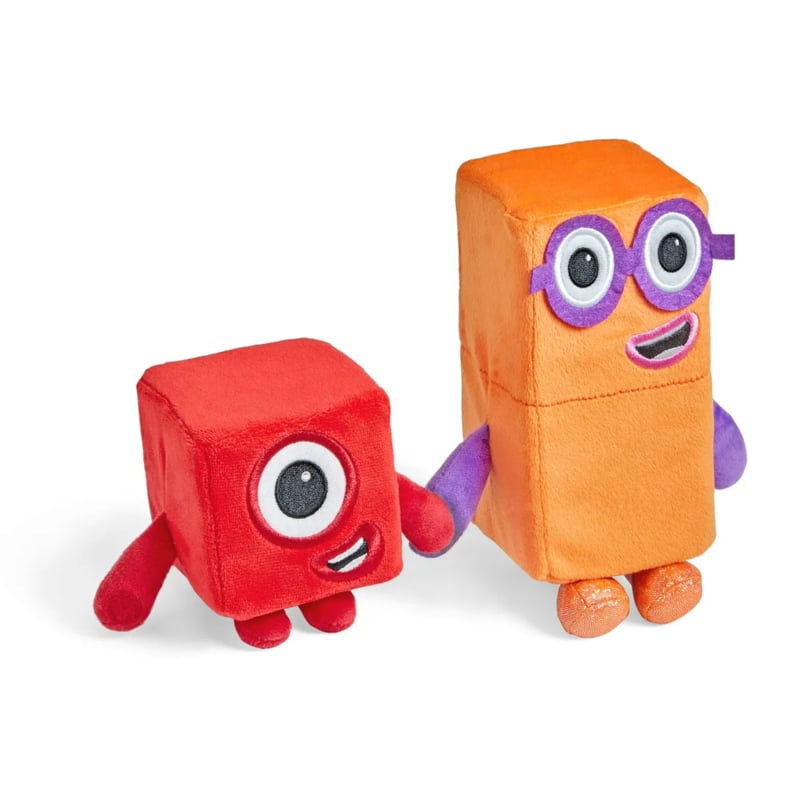 Number Blocks - One and Two knuffels
