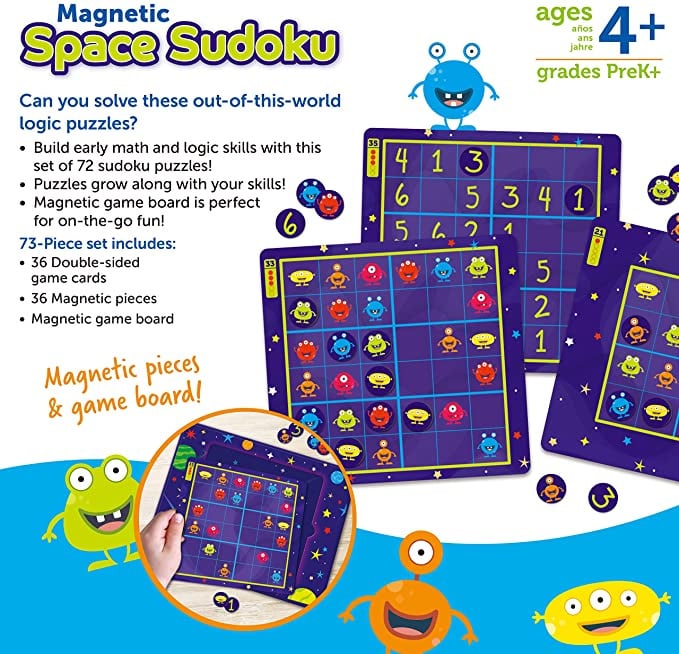 Magnetische ruimte sudoku (Breinkraker)