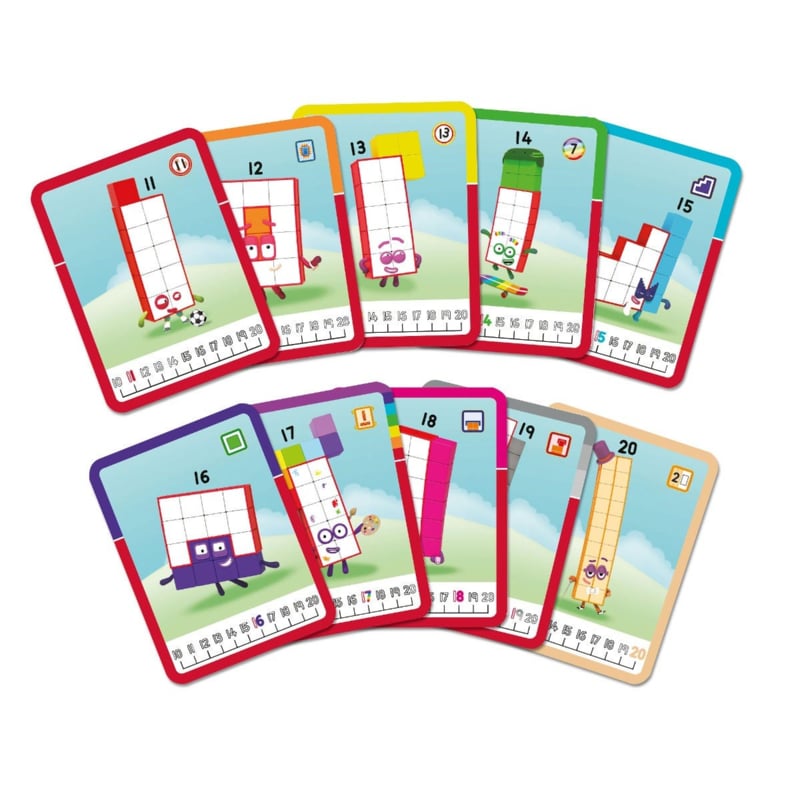 Mathlink® Cubes Zahlenblöcke, Zahlen 11-20 Aktivitätsset
