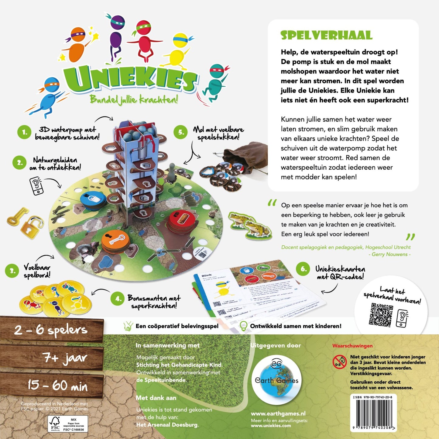 Kooperatives Erlebnisspiel Uniekies (3D)