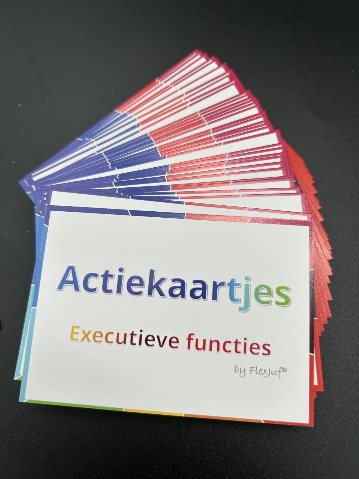 Voordeelset: Dubbelzijdig zeil + actie kaartjes executieve functies