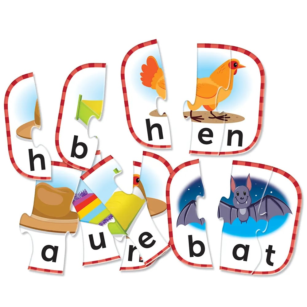 Puzzlekarten - 3-Buchstaben-Wörter (Englisch) / Puzzlekarten - 3-Buchstaben-Wörter (EN)