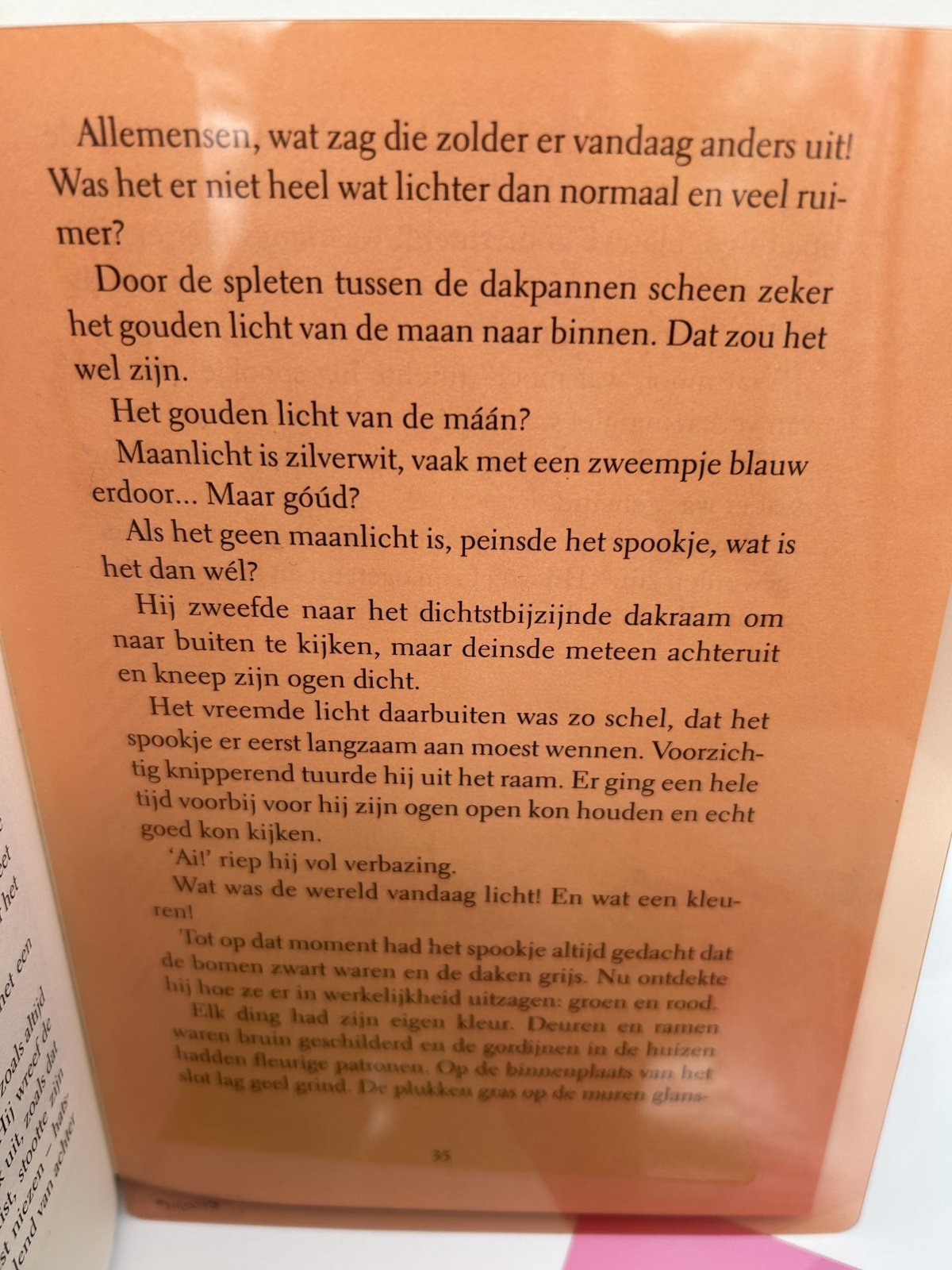Gekleurde leesliniaal / boek cover A5-formaat 4 st. (lichtgroen, oranje, roze, turqoise)