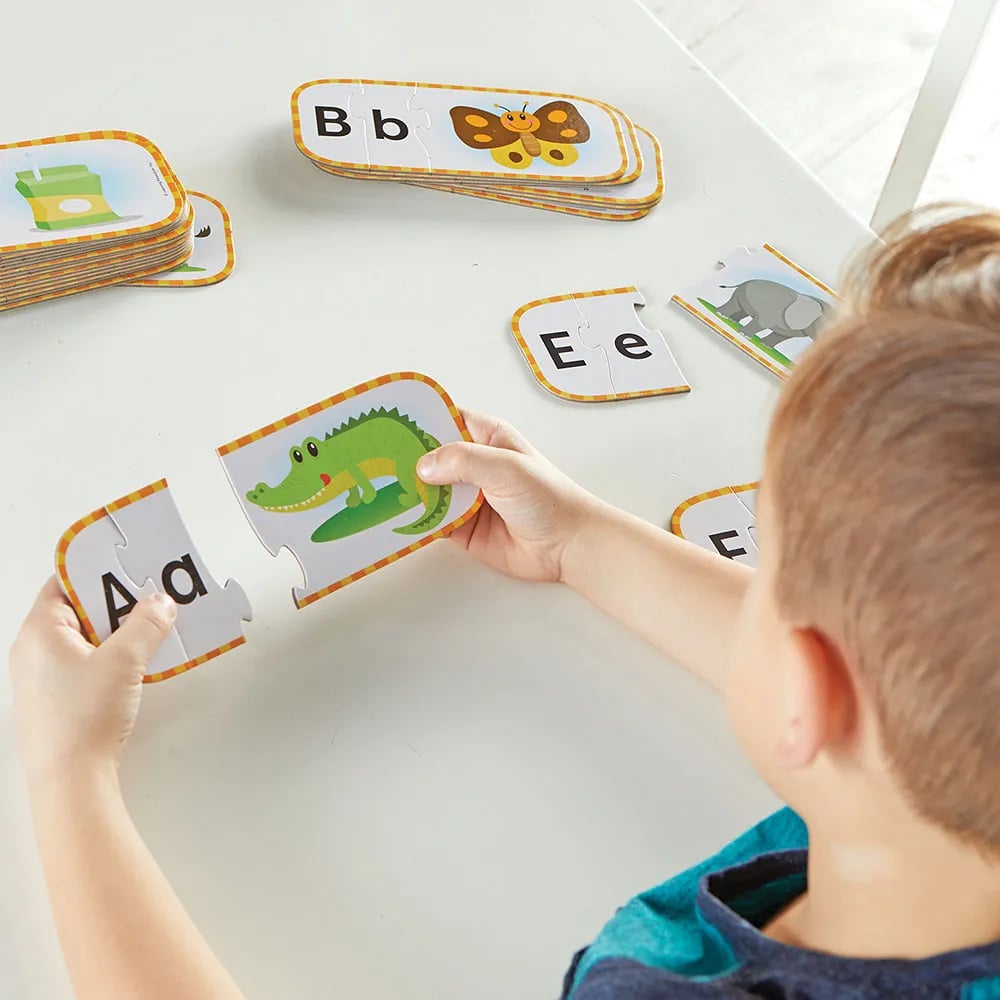 Puzzlekarten - Alphabet (Englisch) / Puzzlekarten (EN)