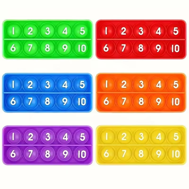 Rainbow Pop-it Math: 10-Struktur (6er-Set)