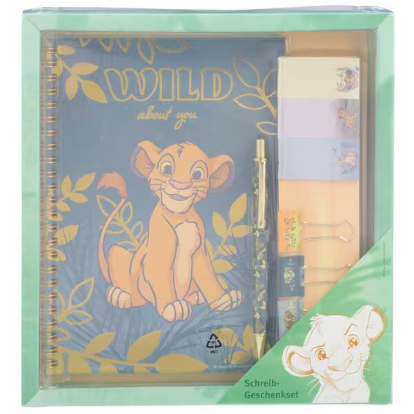 Lion King schrijfset / geschenkset (8-delig)