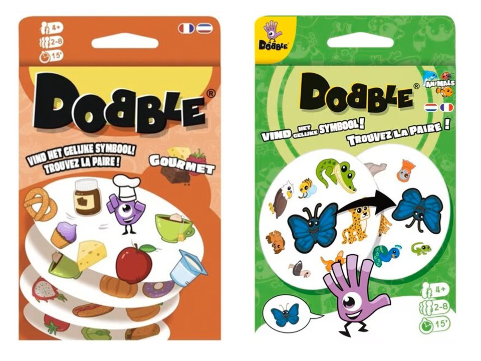 Voordeelset: Dobble Dieren + Gourmet pocket (4+)