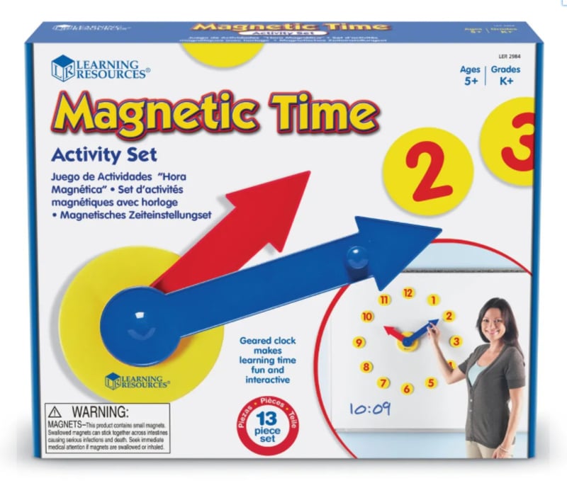 Magnetisches Aktivitätenset - Uhrzeit ablesen