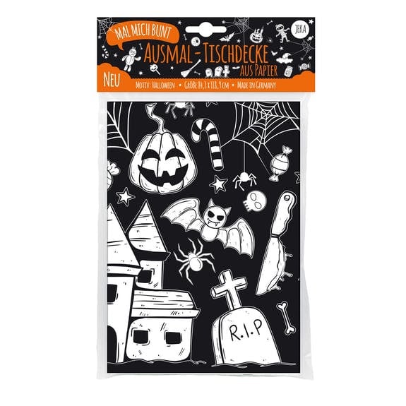 XXL groeps kleurplaat - Halloween (120 x 85 cm)