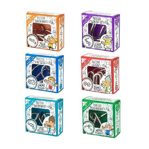 Professor Puzzle's breinkrakers sextet (set van 6)