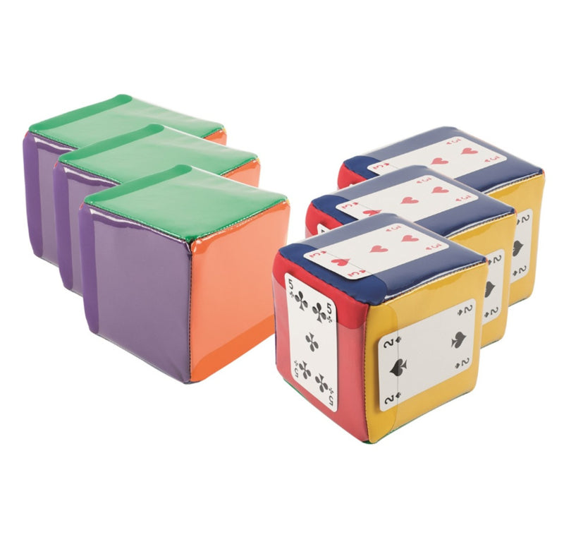 Dobbelsteen / Kubussen met insteekhoezen (10 cm) per stuk