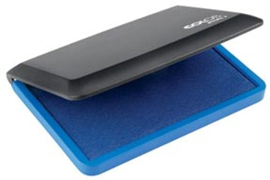 Stempelkussen M: 11x7 cm (blauw)