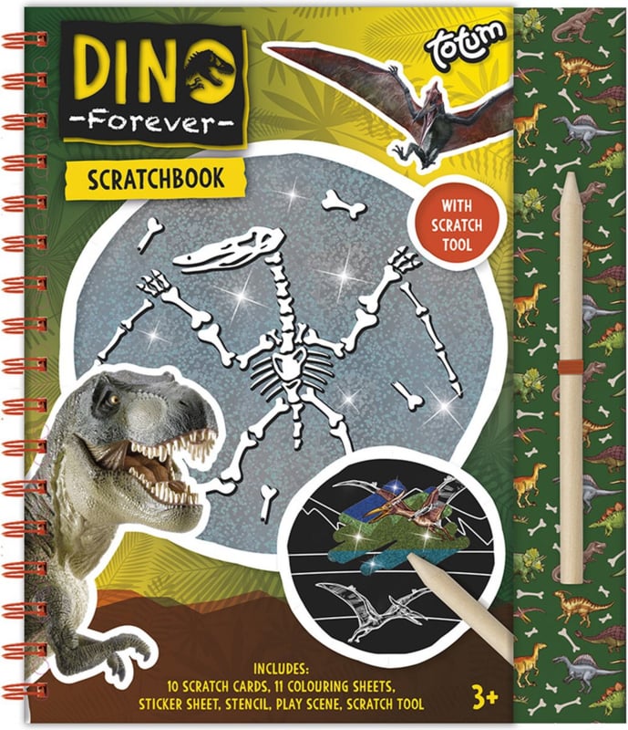Krasboek/doeboek Dino forever