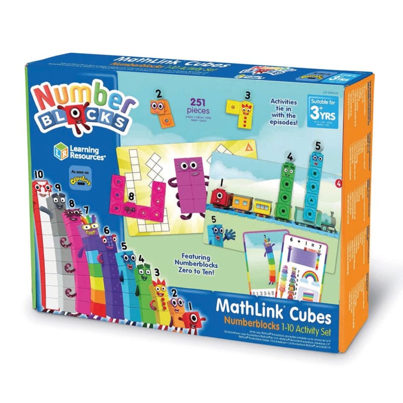 Mathlink® Cubes Zahlenblöcke, Zahlen 1-10 Aktivitätsset
