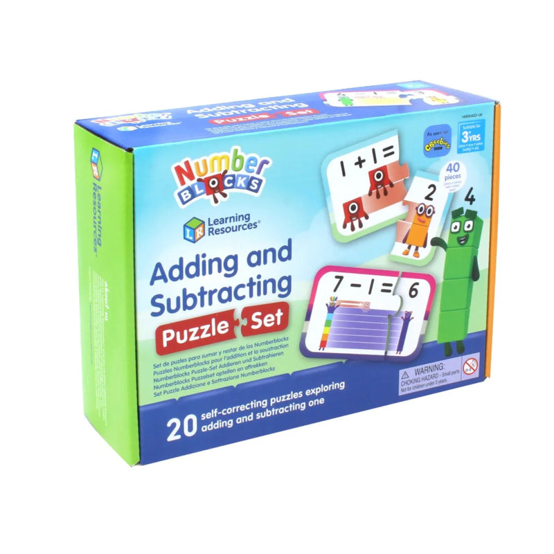 Zahlenblöcke - Puzzle-Set - Addition & Subtraktion