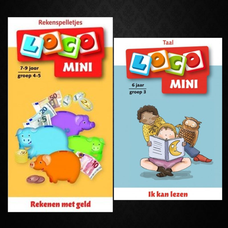 Voordeelset Loco Mini: Rekenen met geld mini + Ik kan lezen