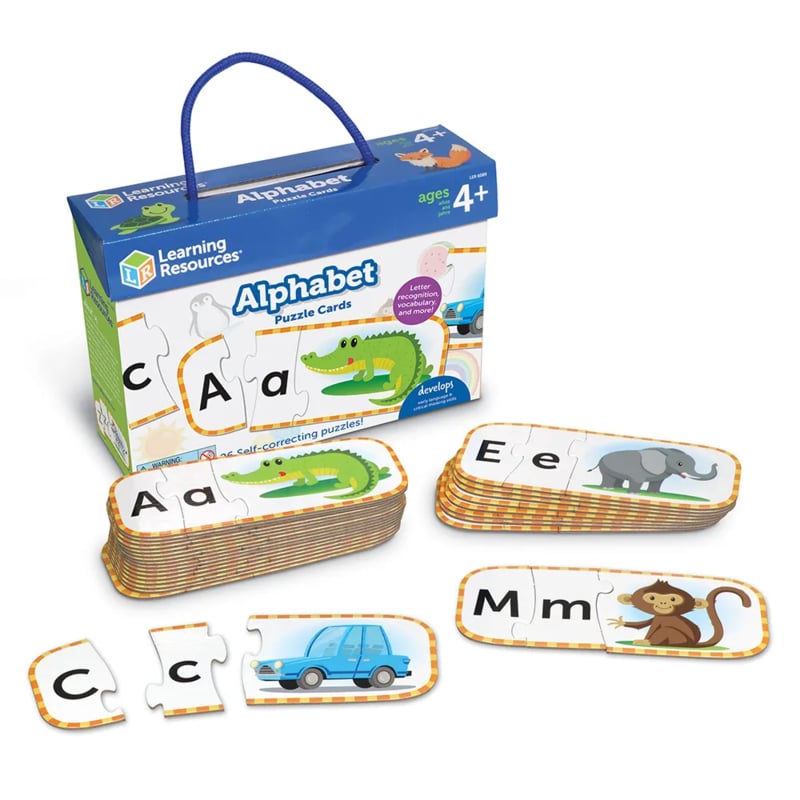 Puzzlekarten - Alphabet (Englisch) / Puzzlekarten (EN)
