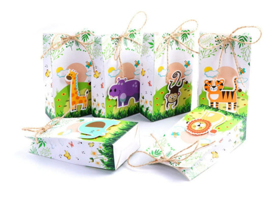 Fröhliche Tier-Giveaway-Boxen (12 Stk.)