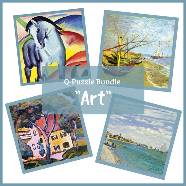 Curiosi Q-Puzzle (schwierige Teile) - Vorteilsset Art 1 (4 Stk.)