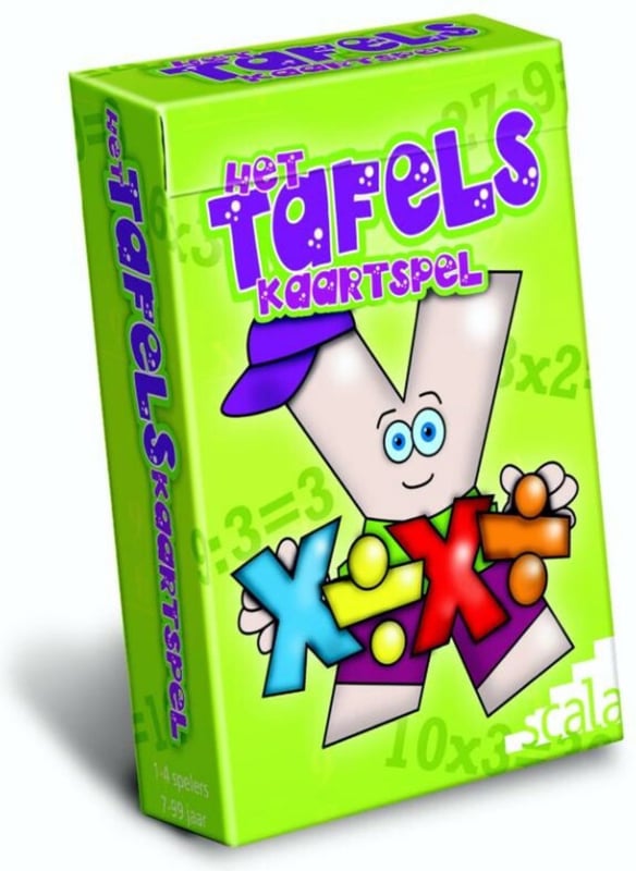 Het tafels kaartspel