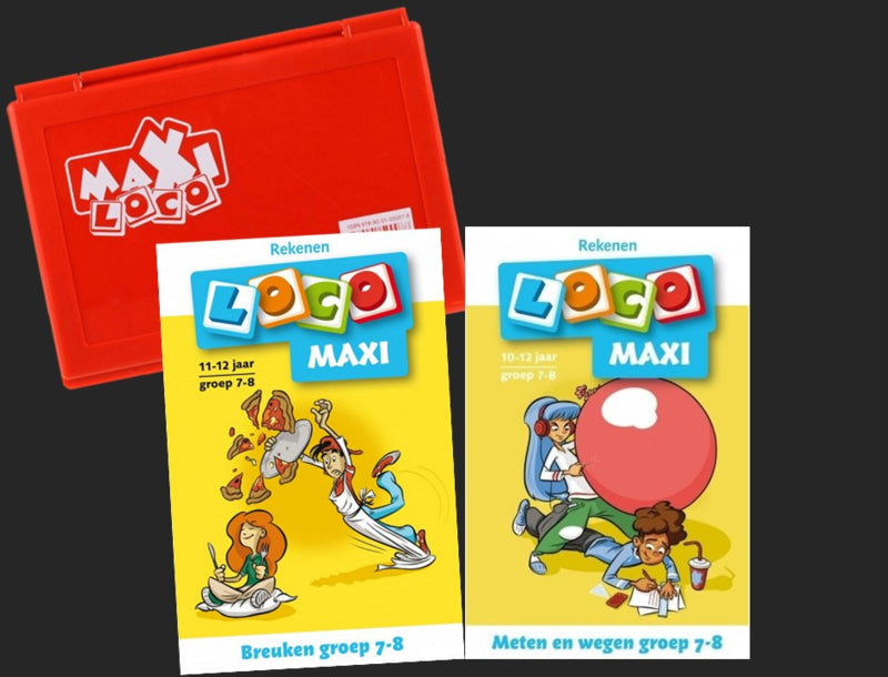 Voordeelset Loco Maxi: Basisdoos Maxi + Breuken groep 7/8 + Meten en wegen groep 7/8