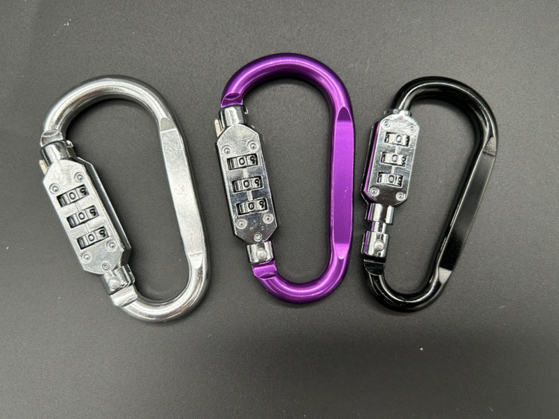 Metall-Zahlenschloss - Karabiner für Escape Room (3er-Set)