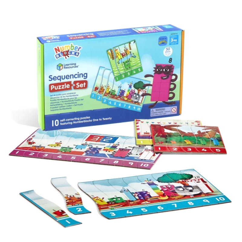 Number Blocks - Puzzel set - Telrij