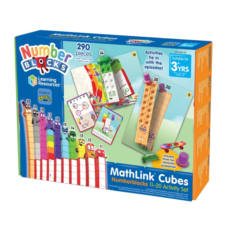 Mathlink® Cubes Zahlenblöcke, Zahlen 11-20 Aktivitätsset