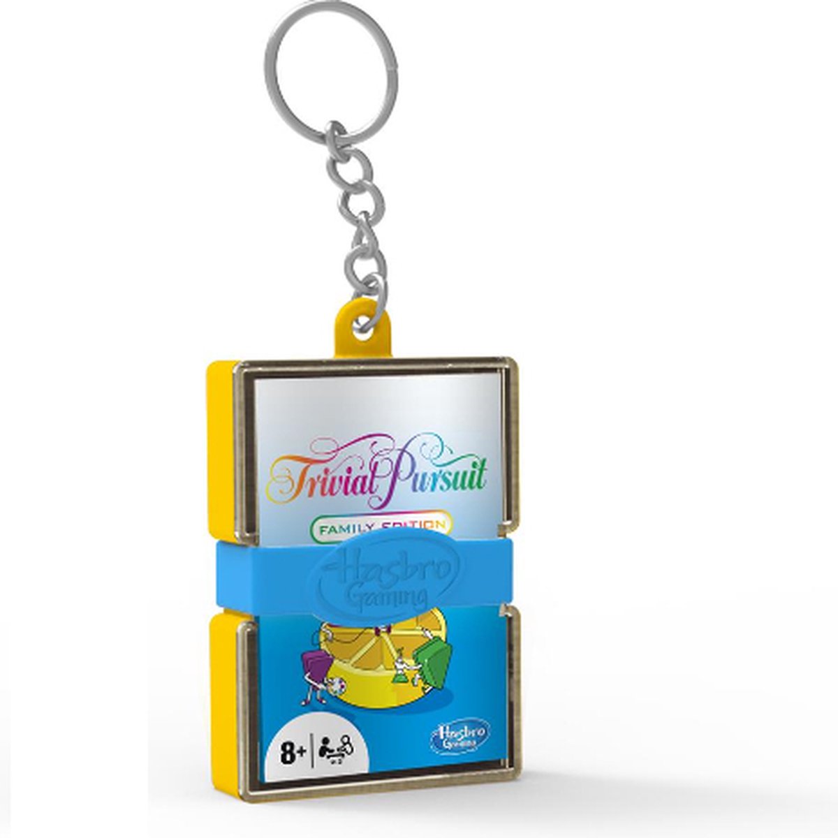 Mini spel sleutelhanger - Trivial pursuit / Triviant (8+)