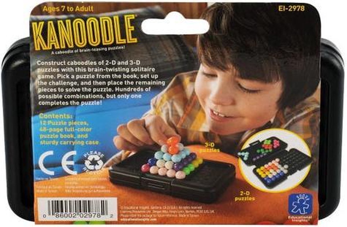 Kanoodle®(7+) - 200 puzzels/breinbrekers in 2D en 3D!