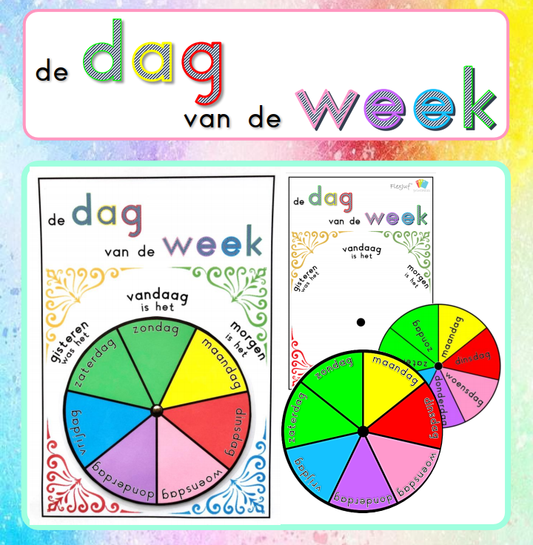 Printable: De dag van de week