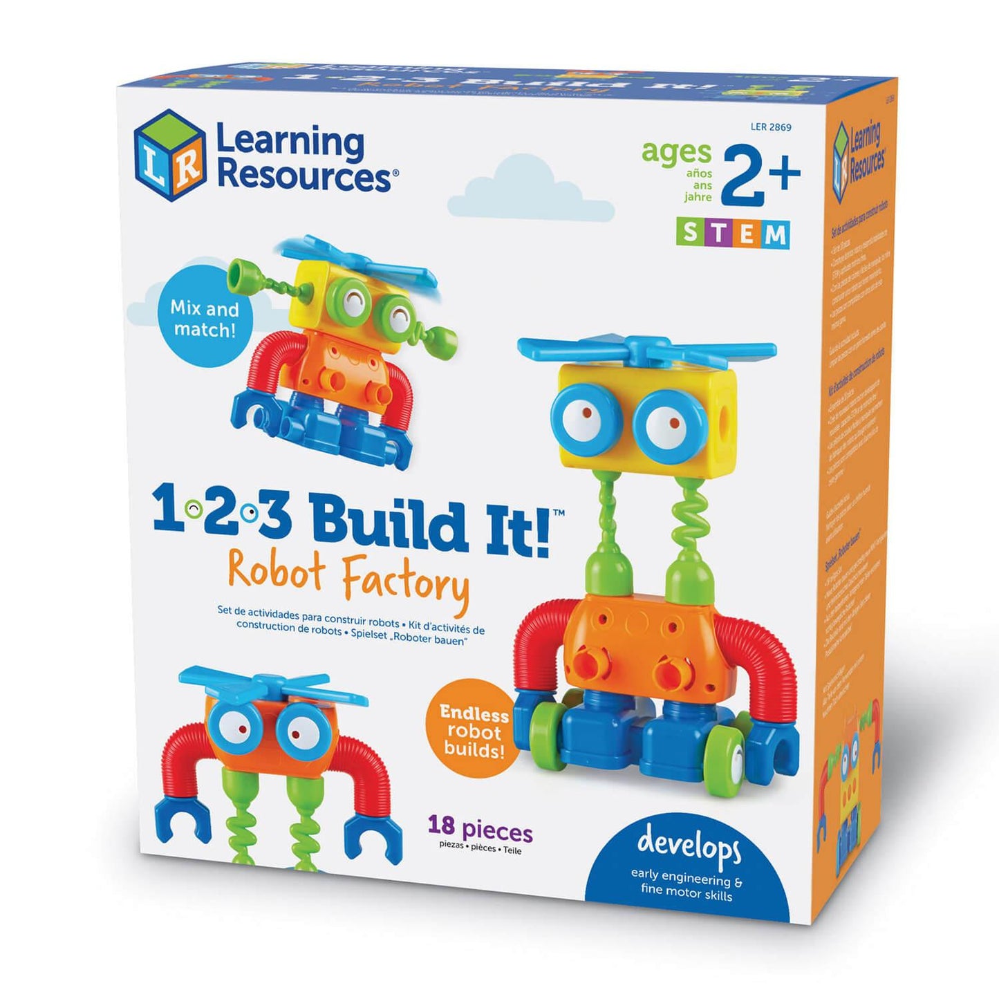 3-in-1 bouwset - Robot fabriek