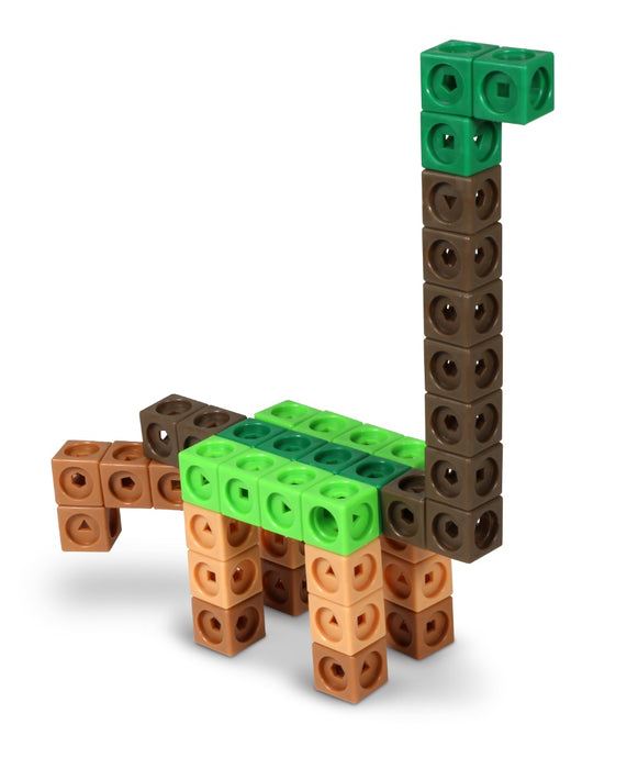 MathLink® Cubes Rekenen Activiteiten set (5+ jaar) - Dino Time / Dinosaurus