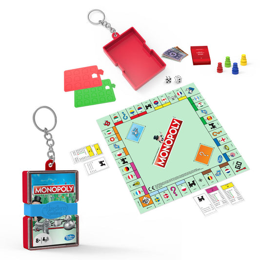 Mini spel sleutelhanger - Monopoly (8+)