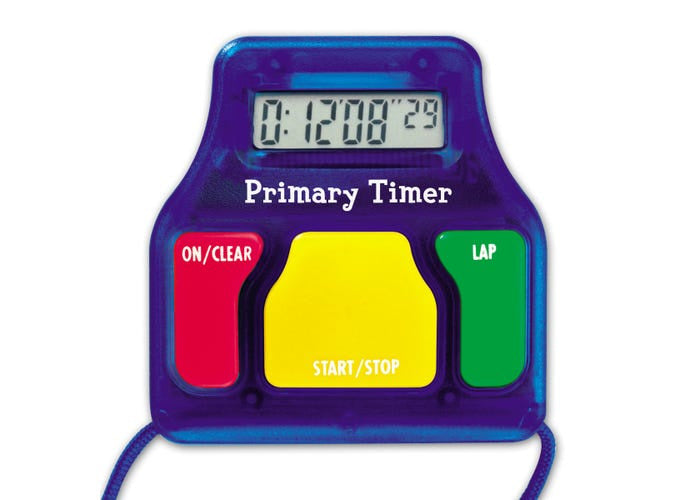 Primary Timer (eenvoudige kinder timer) SET van 6 stuks