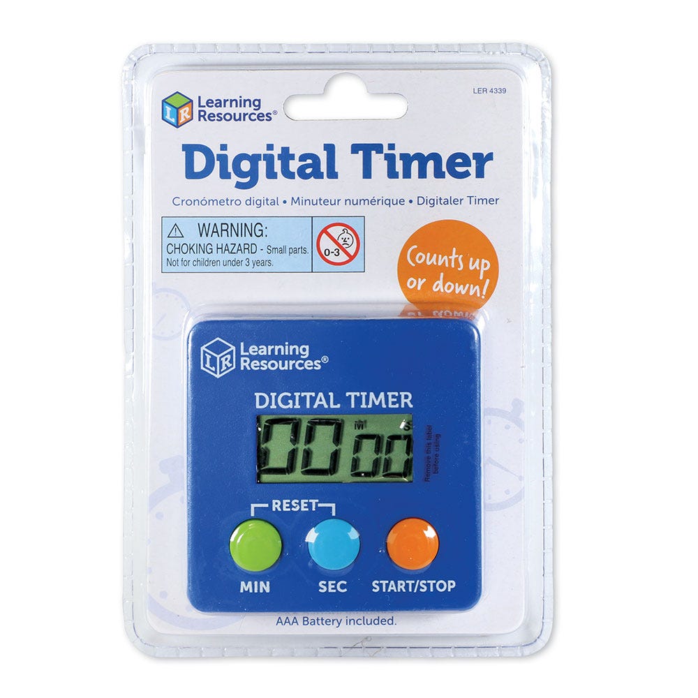 Digitale timer  - Optellen en terugtellen