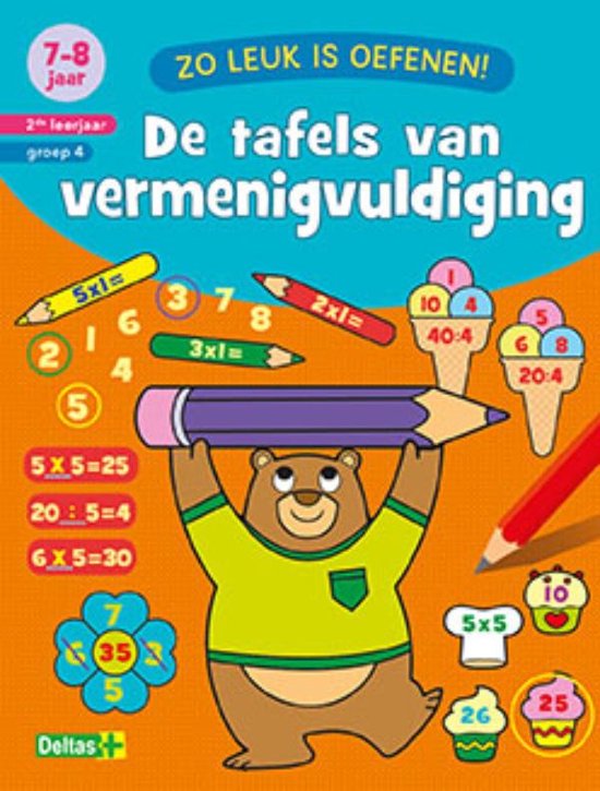 De tafels van vermenigvuldiging (7-8 j.)