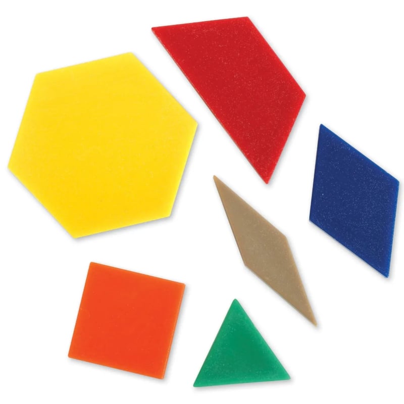 Pattern Blocks Smart Pack (Set van 50)