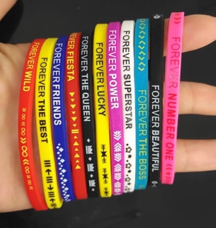 Vriendschaps armbandjes met tekst (20 st.)