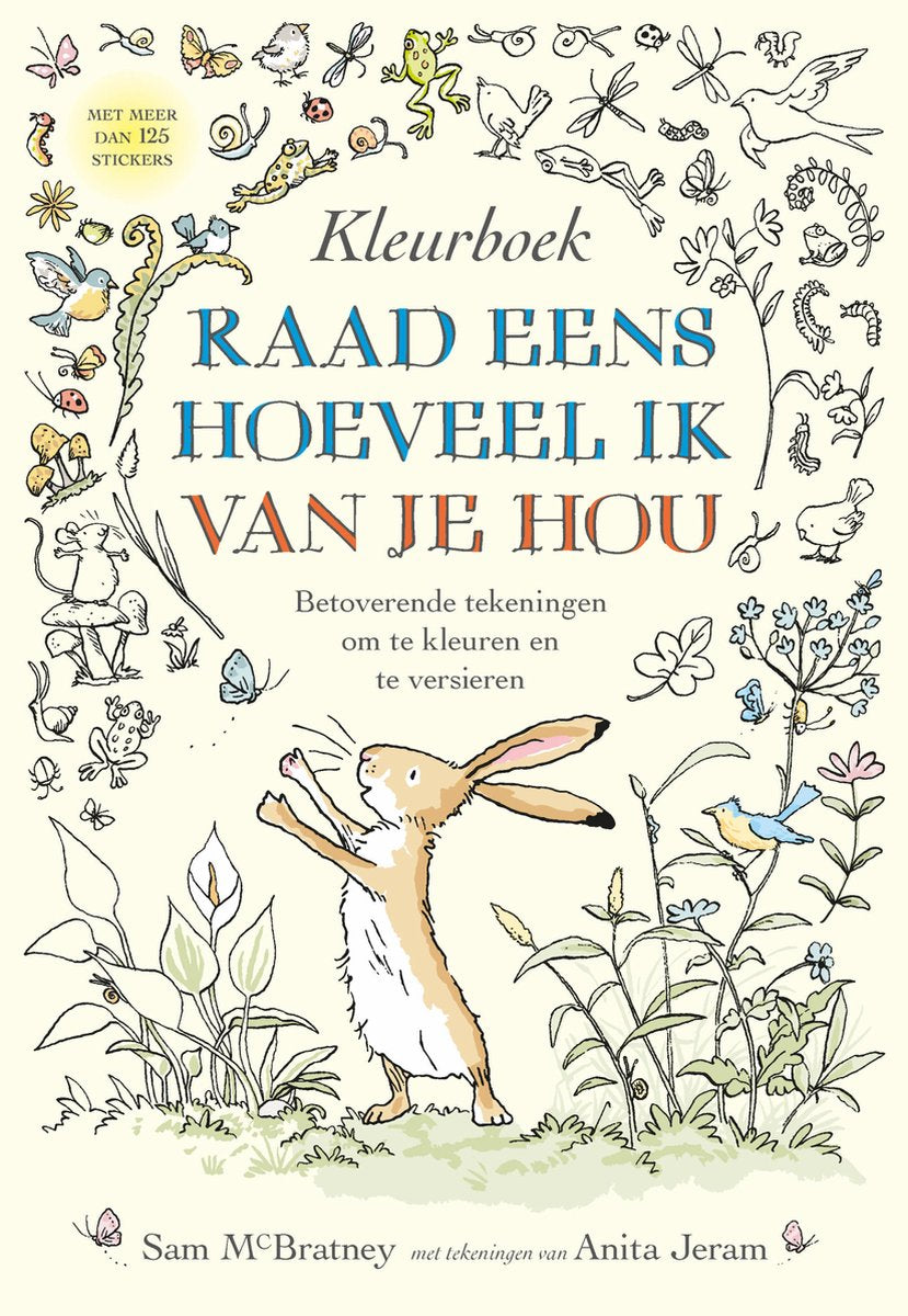 Kleurboek - Raad eens hoeveel ik van je hou