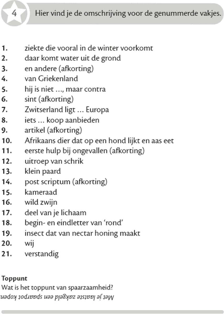 Reuzeleuke Zweedse raadsels (10-12 j.)