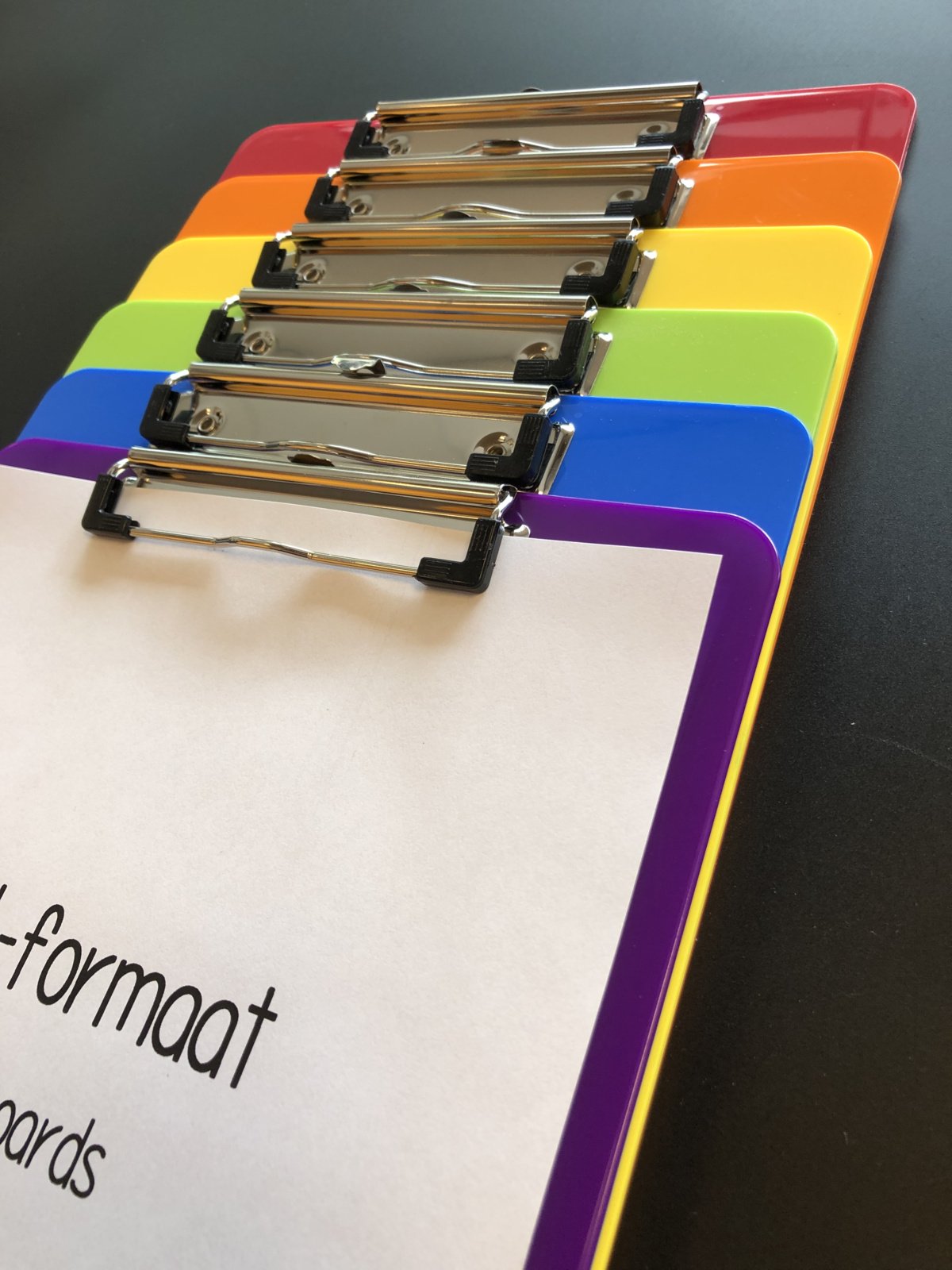 Clipboard / Klembord Regenboog (per stuk)