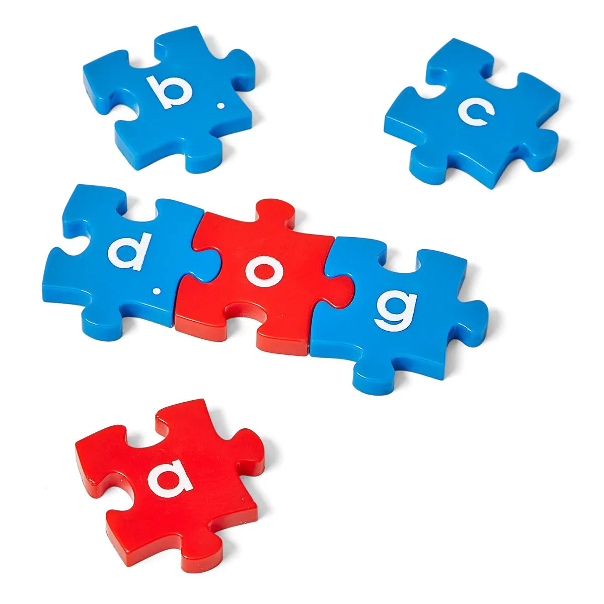 Alfabet puzzel stukjes - kleine letters (157 delig)