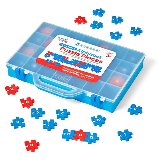 Alfabet puzzel stukjes - kleine letters (157 delig)