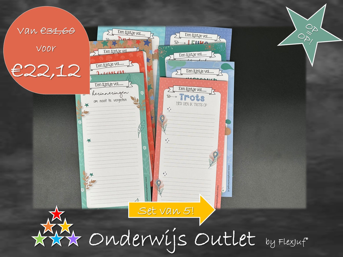 Onderwijs Outlet: Een lijstje vol... (voordeelset met 8 varianten)