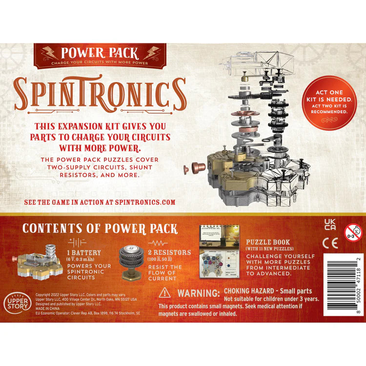 Spintronics - Energiepack- bouw mechanische schakelingen (8+ jaar) LET OP! Alleen afhalen! (kopie) (kopie) (kopie)