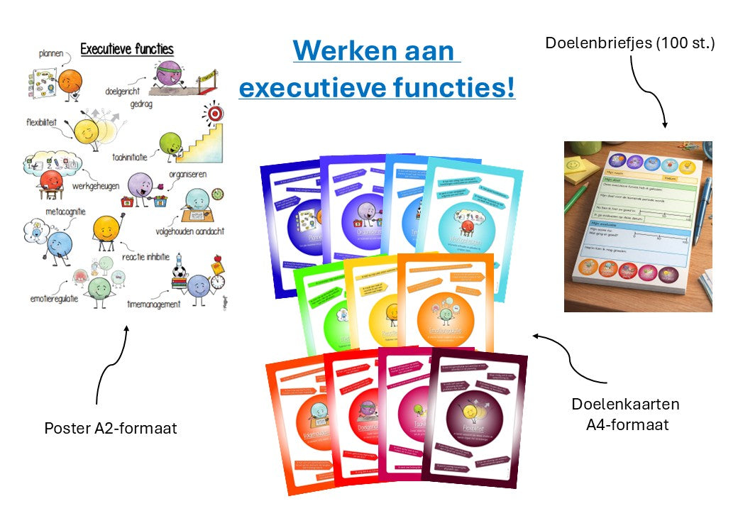 Doelenbriefjes Executieve Functies (blok van 100 st.)